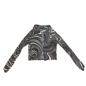 Motel Rocks Brown Button-Down Top